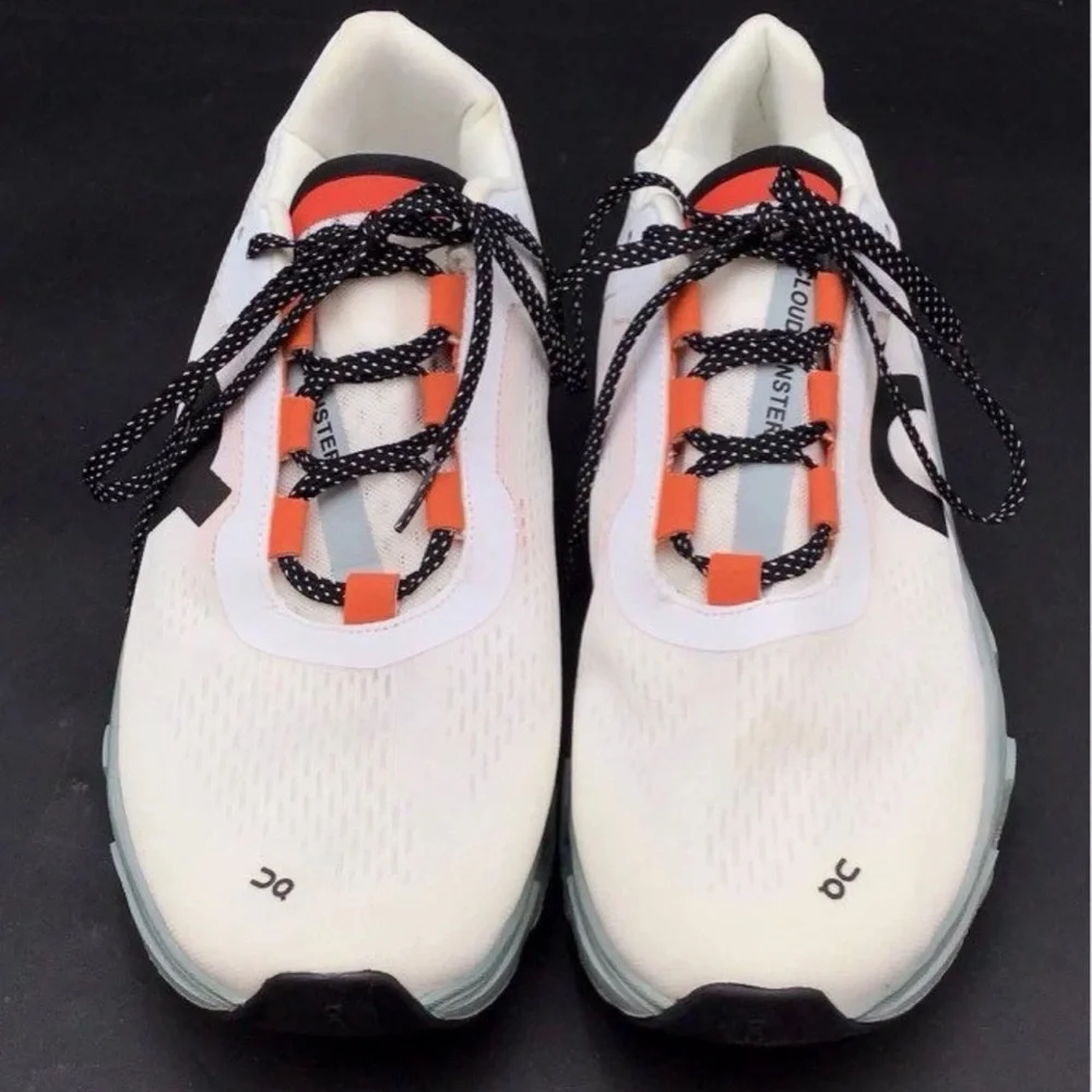 On Running Black and White Athletic Shoes - Picture 3 of 6